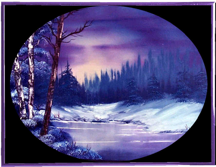 "Iced Sunset" was a birthday gift for "my mooo-mate"