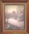 A warm winter scene done for my son Vincent and his family. It is called "Warm Winter Eve"