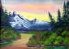 I painted this one for my son Eric and his lifemate Teresa.  